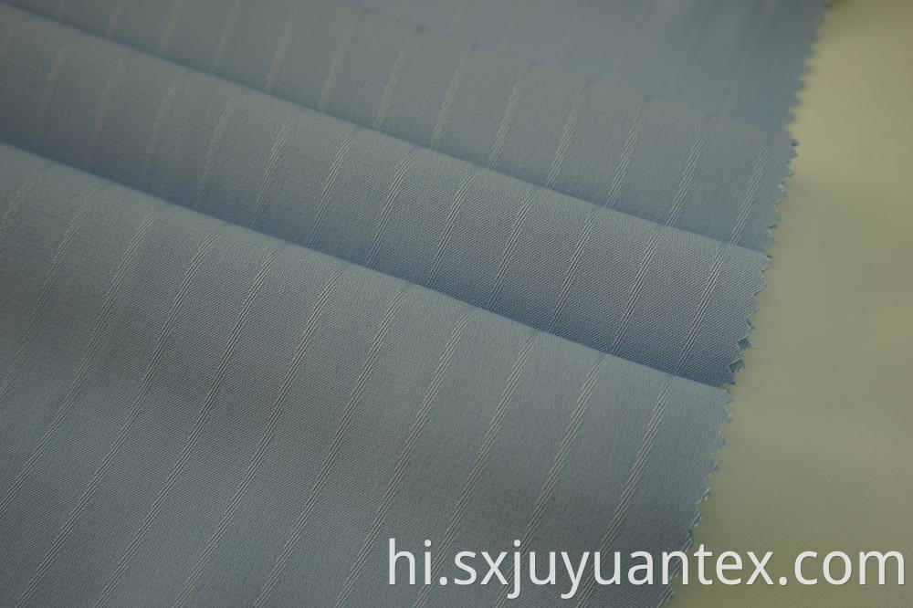 Polyester Stripe Dobby Twill Fabric